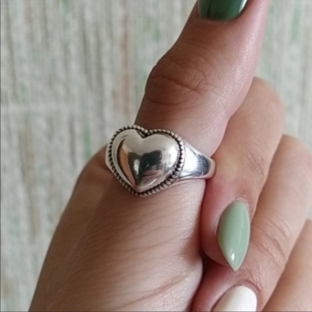 ❗️restocked❗️new 925 Sterling Silver Heart Ring - Picture 3 of 8